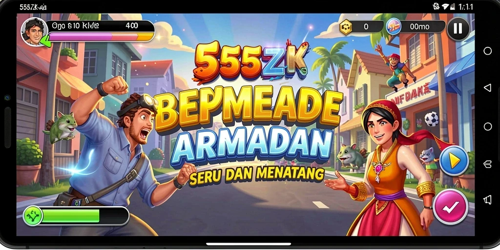 Screenshot gameplay 555ZK menampilkan aksi seru dan tantangan menarik.