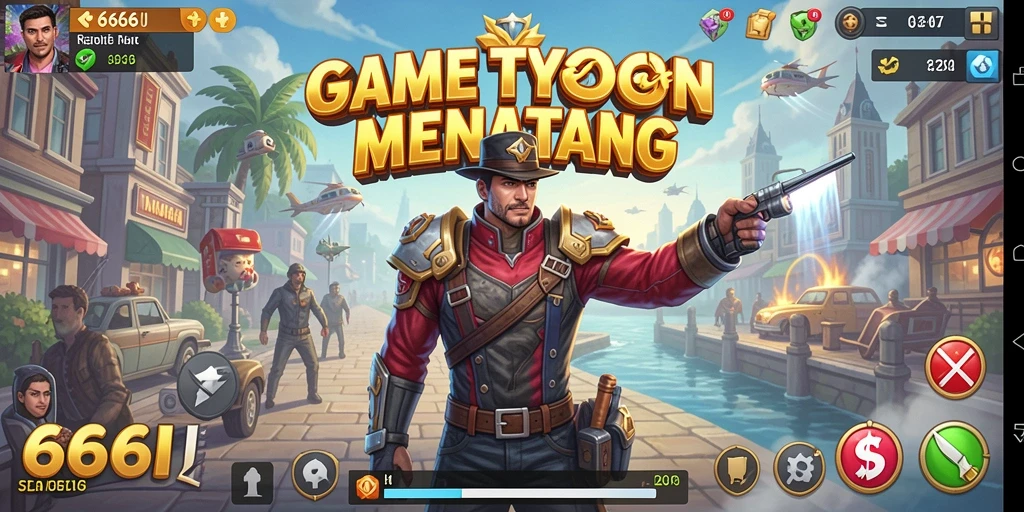 Tampilan gameplay seru dalam 666I yang menantang.