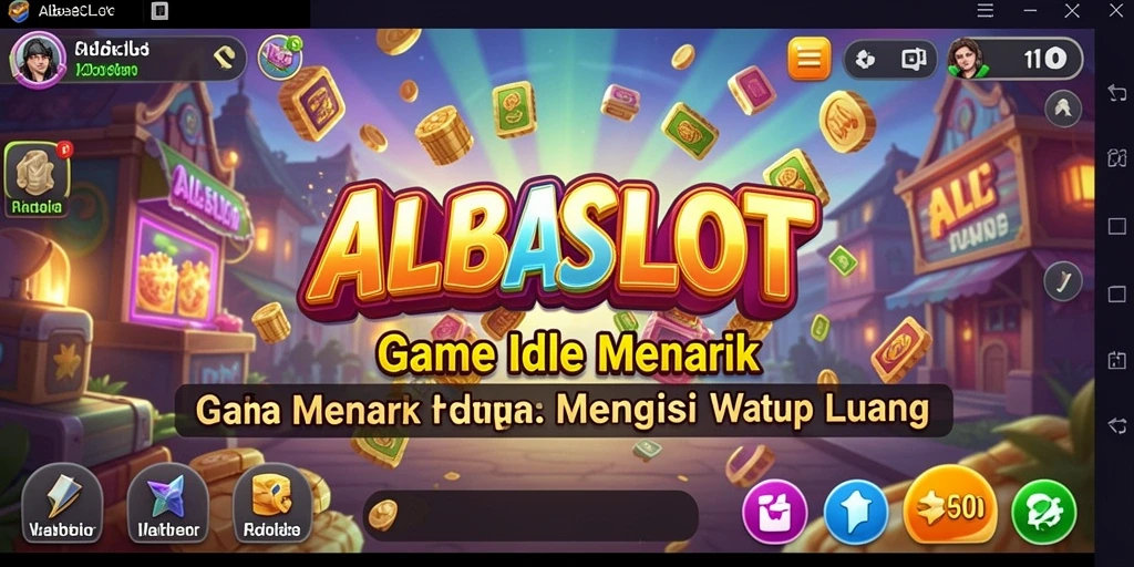 Tampilan gameplay ALBASLOT yang menyenangkan dan interaktif.