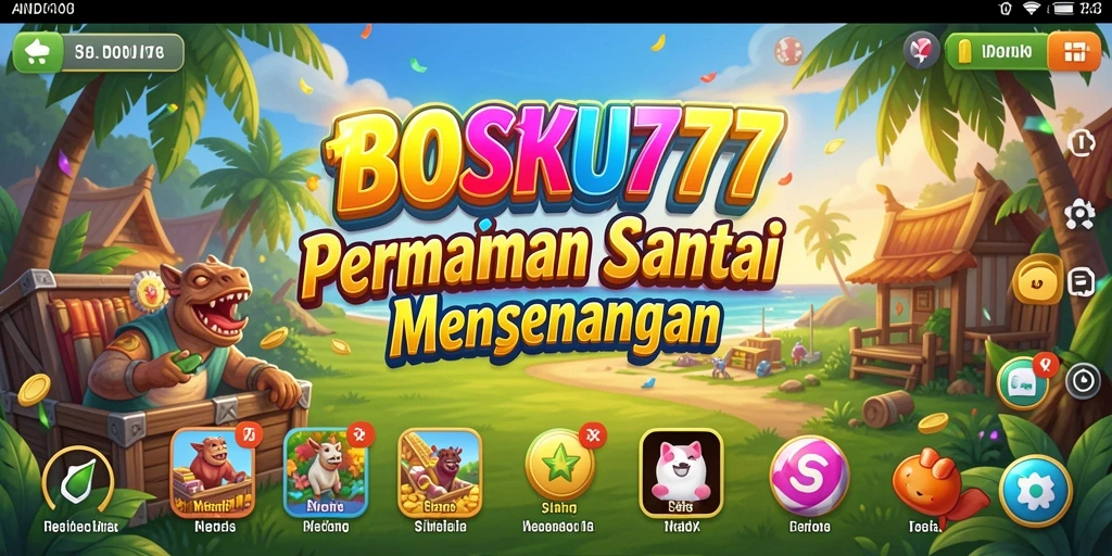 Screenshot gameplay BOSKU777 menampilkan keseruan permainan Casual.