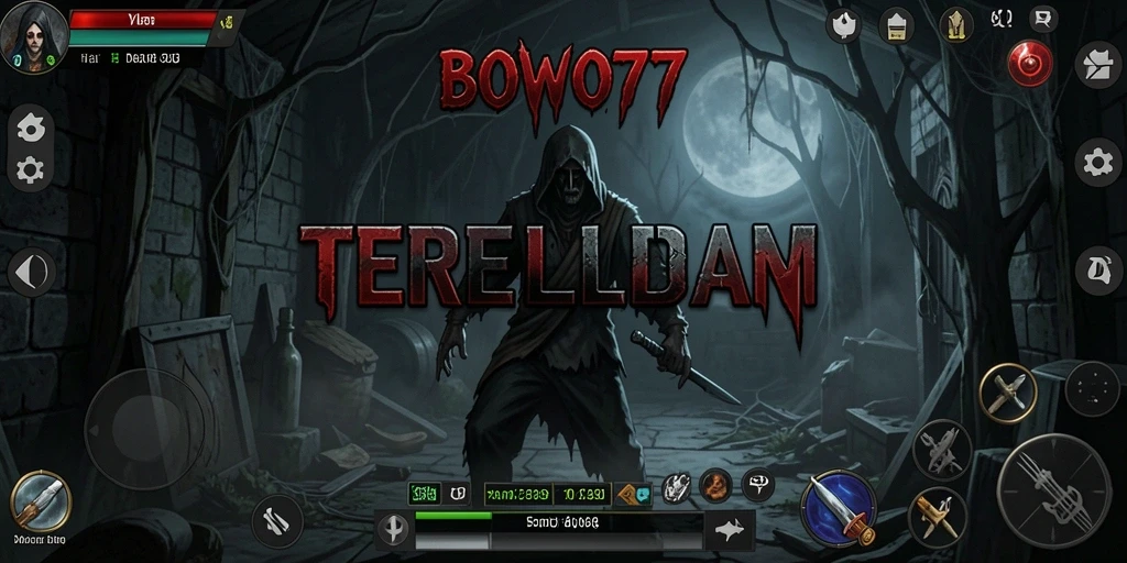Gameplay menegangkan BOWO77 dengan suasana yang mencekam.