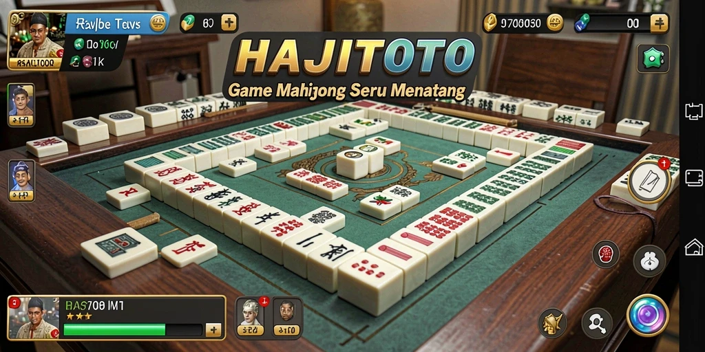 Tampilan gameplay seru di HAJITOTO, tunjukkan kemampuan Mahjong Anda!