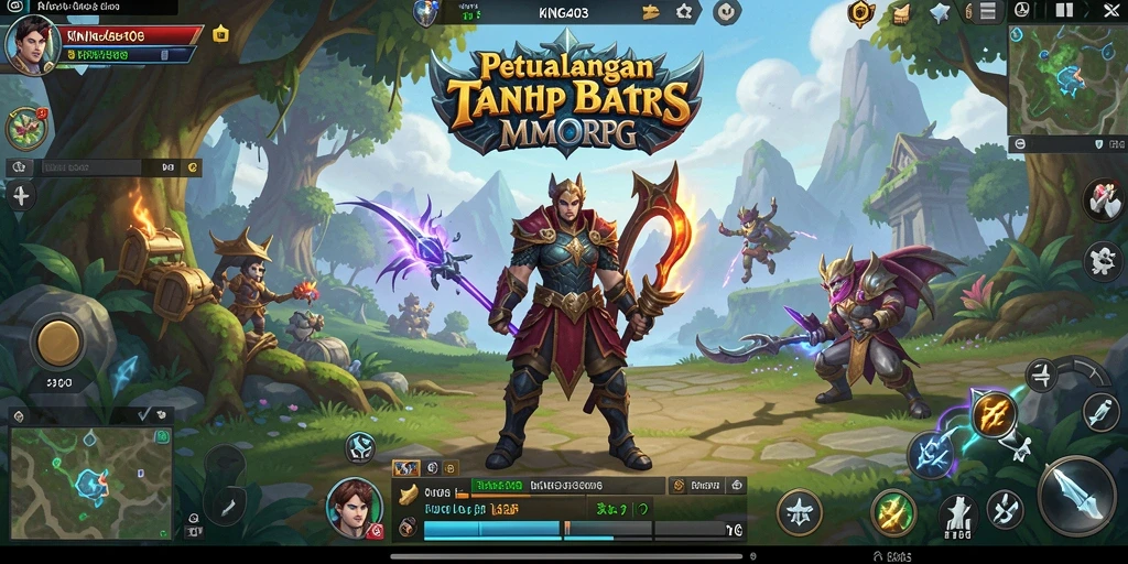 Tampilan gameplay KING403 yang menakjubkan dalam dunia MMORPG.