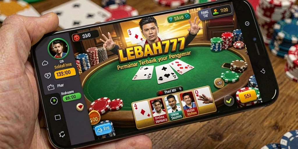 Tampilan menarik permainan Poker di LEBAH777 dengan grafis yang memukau.