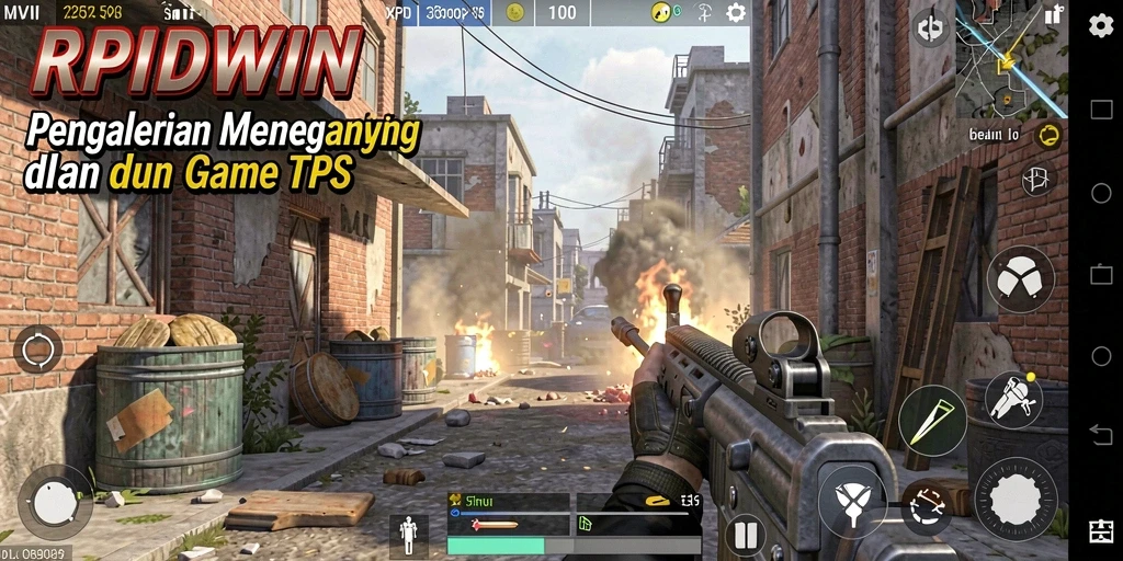 Gameplay menegangkan dalam RPIDWIN yang penuh aksi dan strategi.