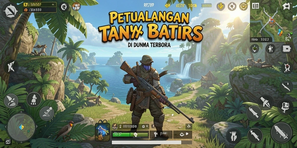 Screenshot gameplay Open World dari RR789 yang menampilkan eksplorasi dunia.