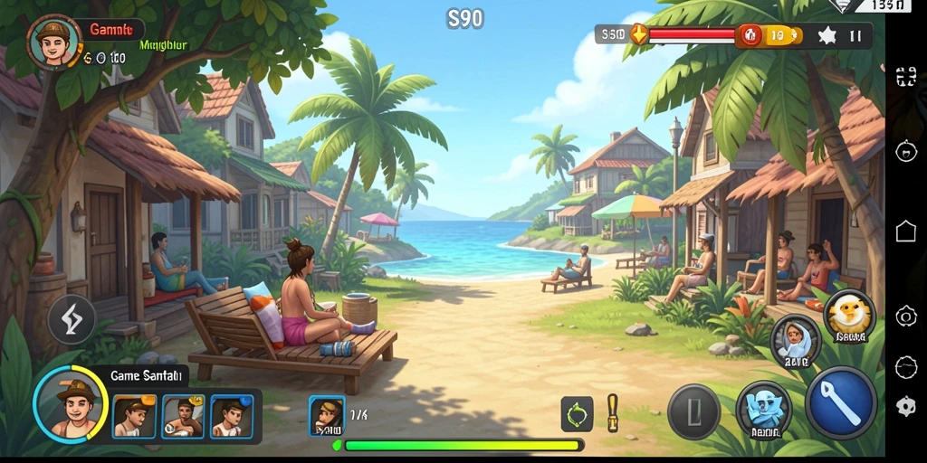 Tampilan gameplay S80 yang menarik dan menawan untuk game Casual.